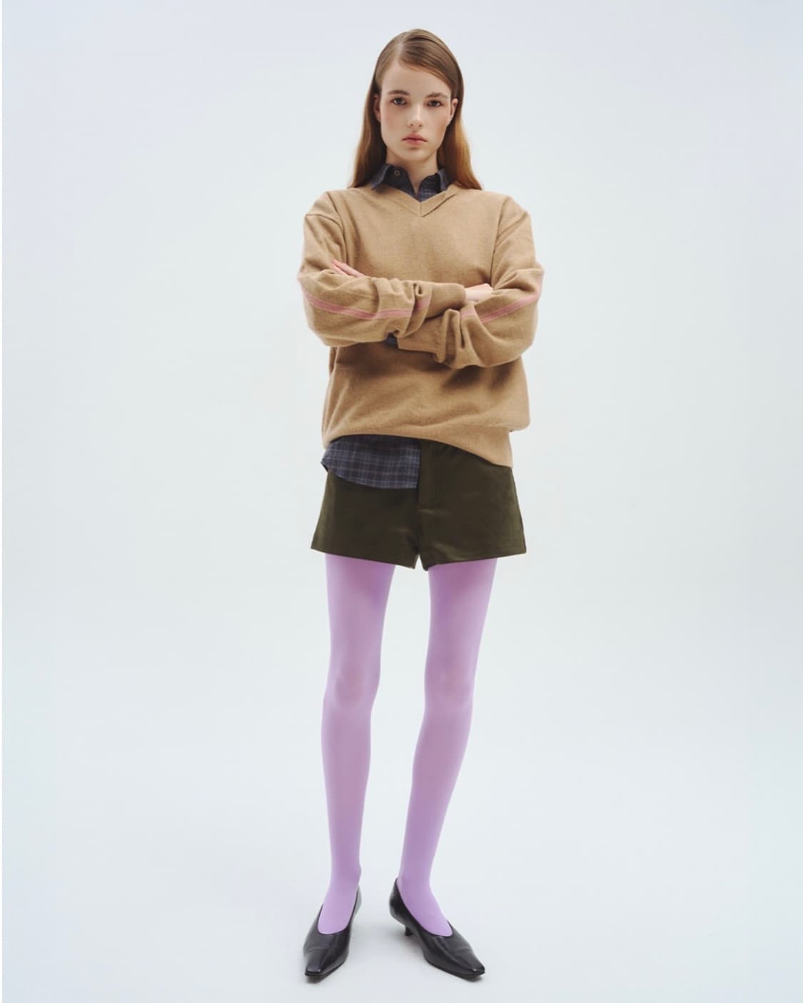 [새상품] TFRL 티에파렐 트위스트 브이넥 니트  상품이미지3