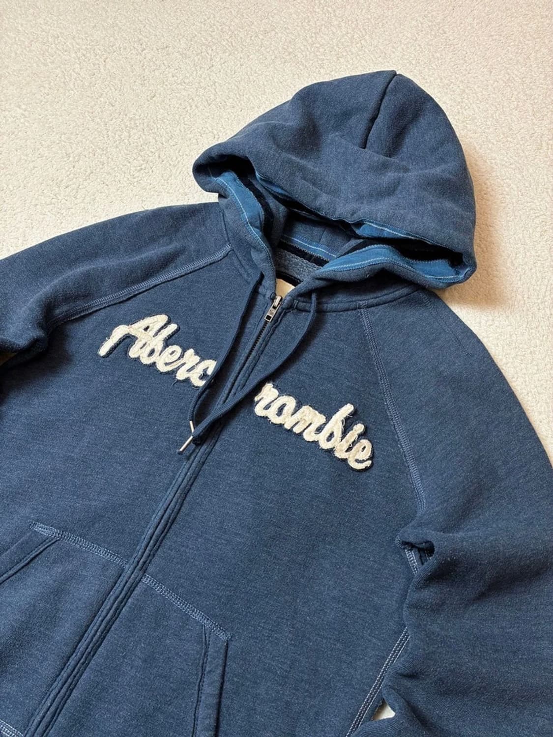 아베크롬비 00's Y2K 자수 로고 후드 집업 PN7198 상품이미지2