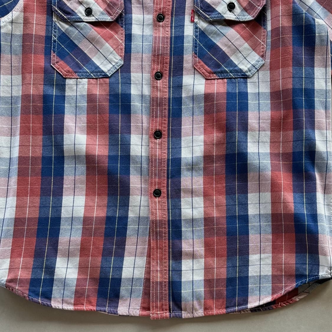 [XL]리바이스 Levi's 헤비 코튼 플레이드 워크 셔츠 상품이미지5