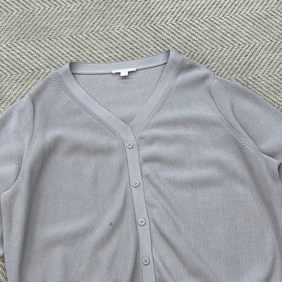 코스 와플 니트 하프 가디건 r3516 상품이미지3