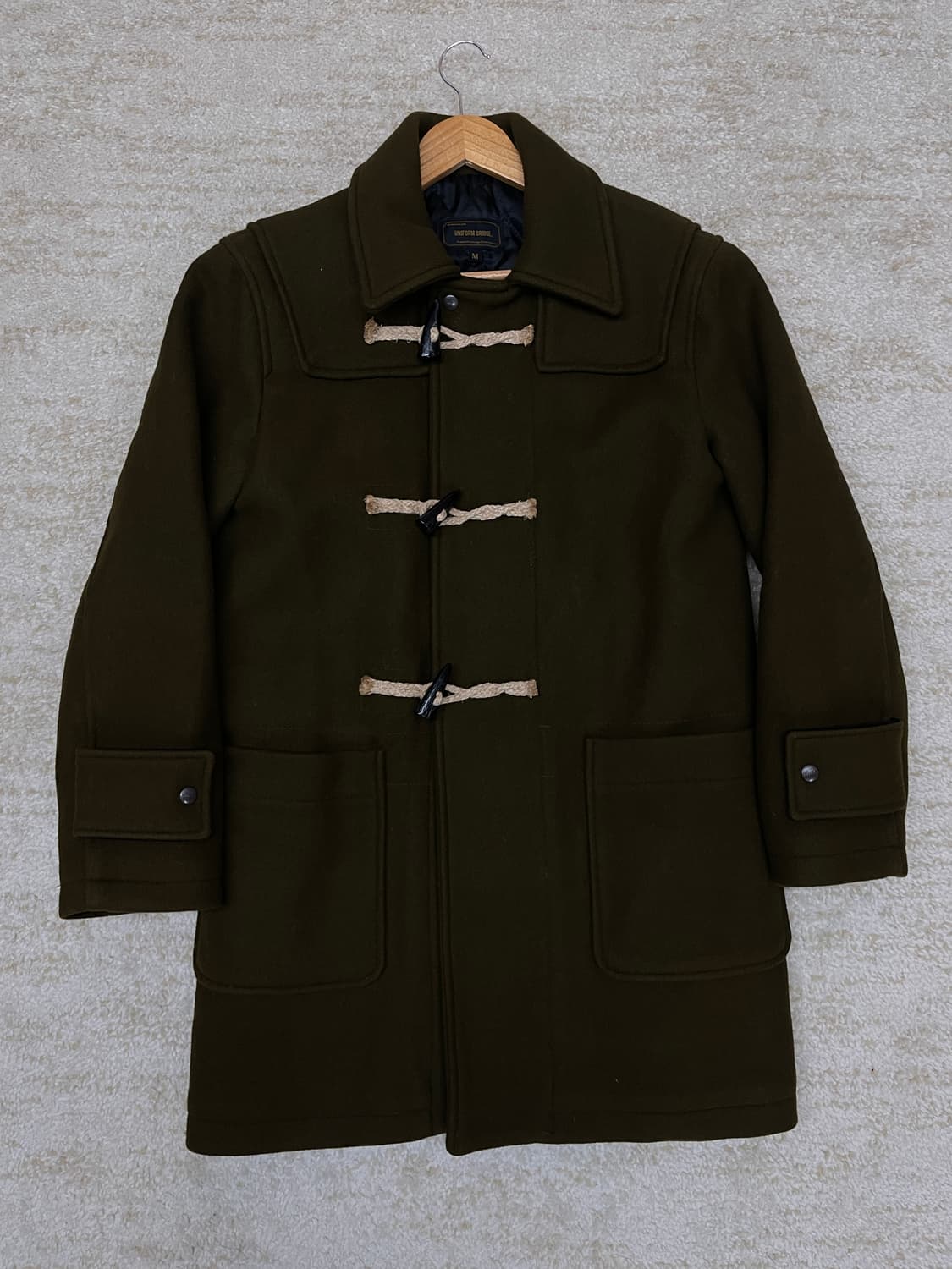 [M] 유니폼브릿지 더플 코트 브라운 컬러 미디움 상품이미지1