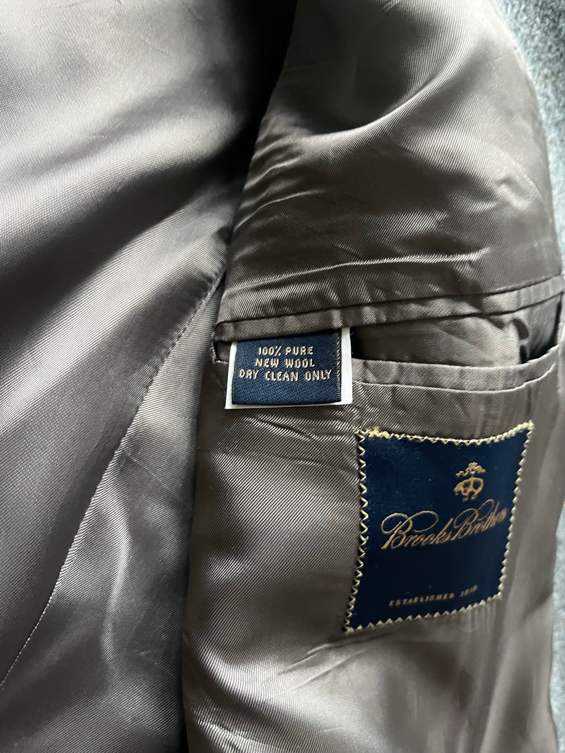 브룩스 브라더스 100% 퓨어 울 블레이저 (105)  상품이미지9