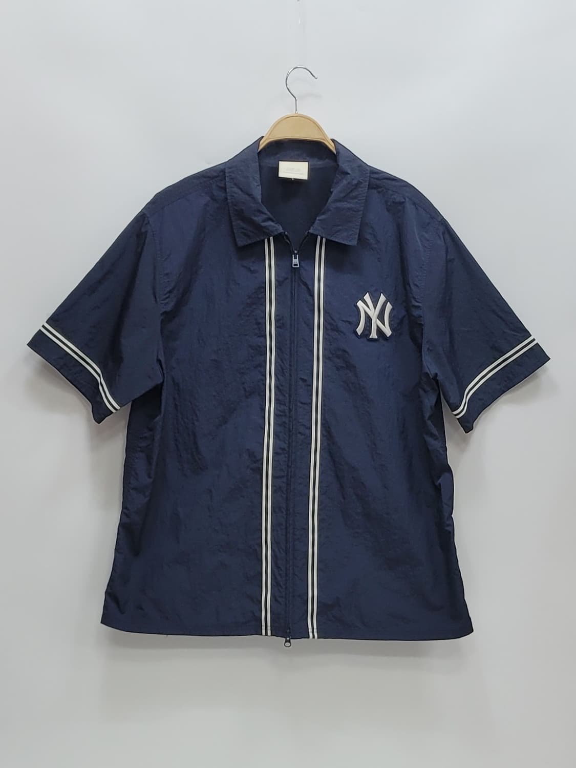 MLB 뉴욕양키즈 나일론 쉘 베이스볼 집업 자켓 / 남 105 네이비
 상품이미지1