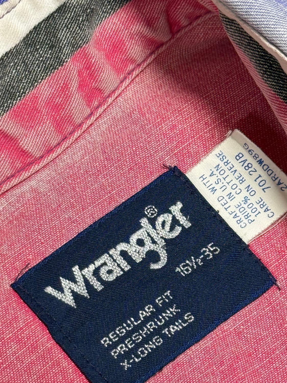 랭글러 웨스턴셔츠 90s Wrangler western shirt 빈티지 상품이미지8