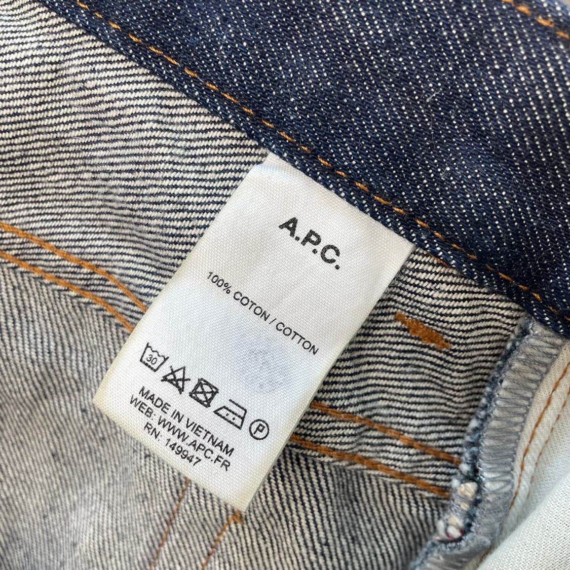 [33] APC 아페쎄 쁘디 뉴 스탠다드 데님 팬츠 상품이미지9