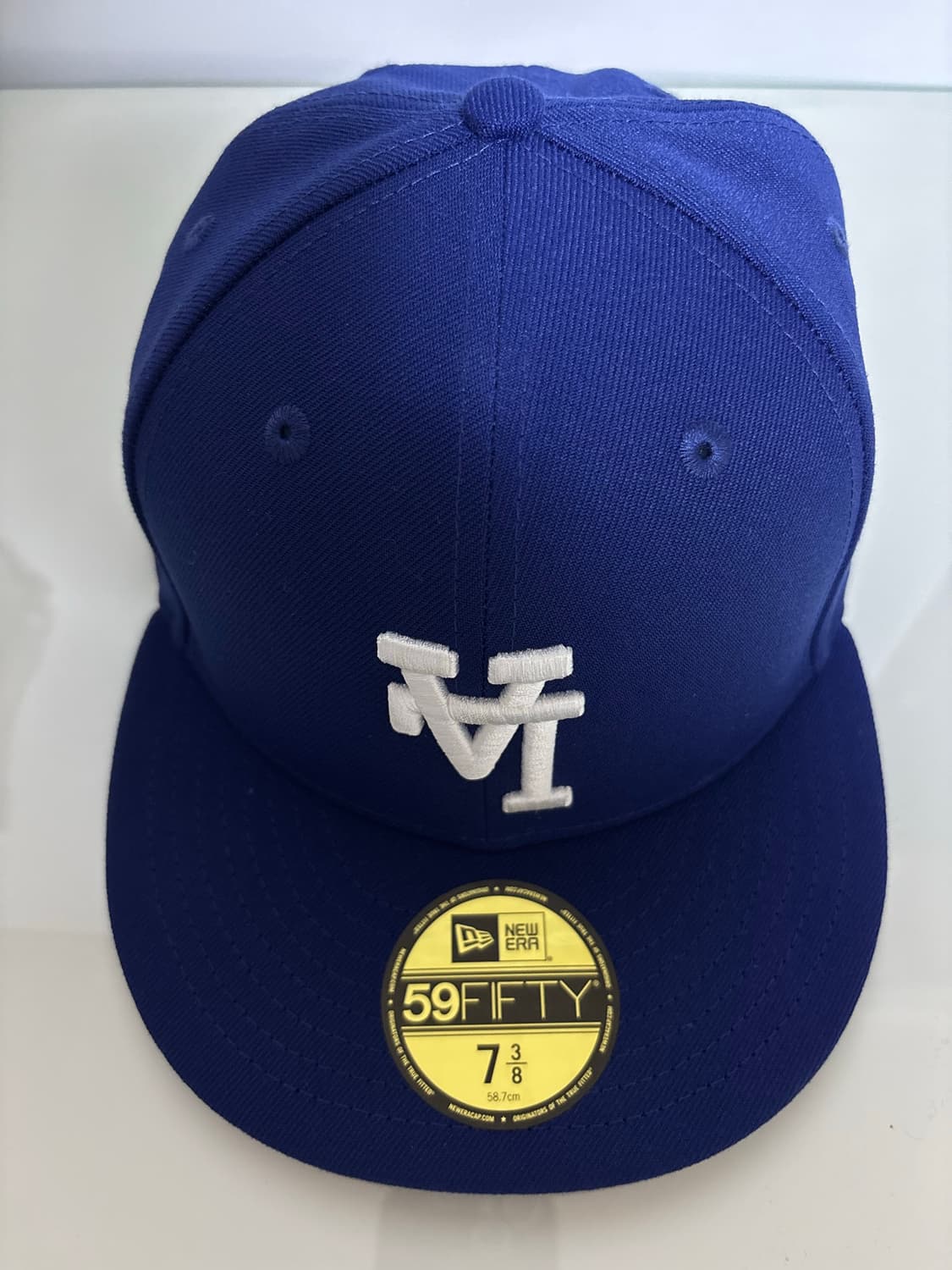 뉴에라 LA 다저스 업사이드 다운 다크로얄 59FIFTY 피티드 캡 상품이미지1