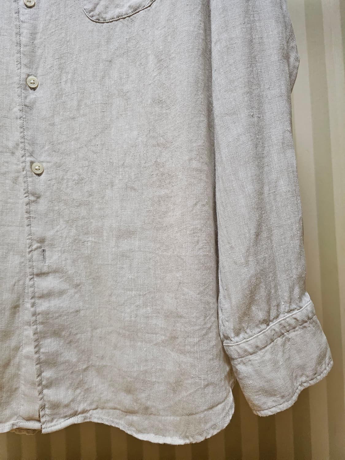 유니클로 셔츠 린넨 XL 상품이미지6