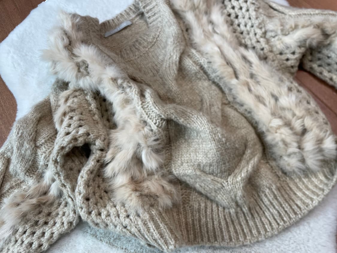 Vintage wool knit 상품이미지2