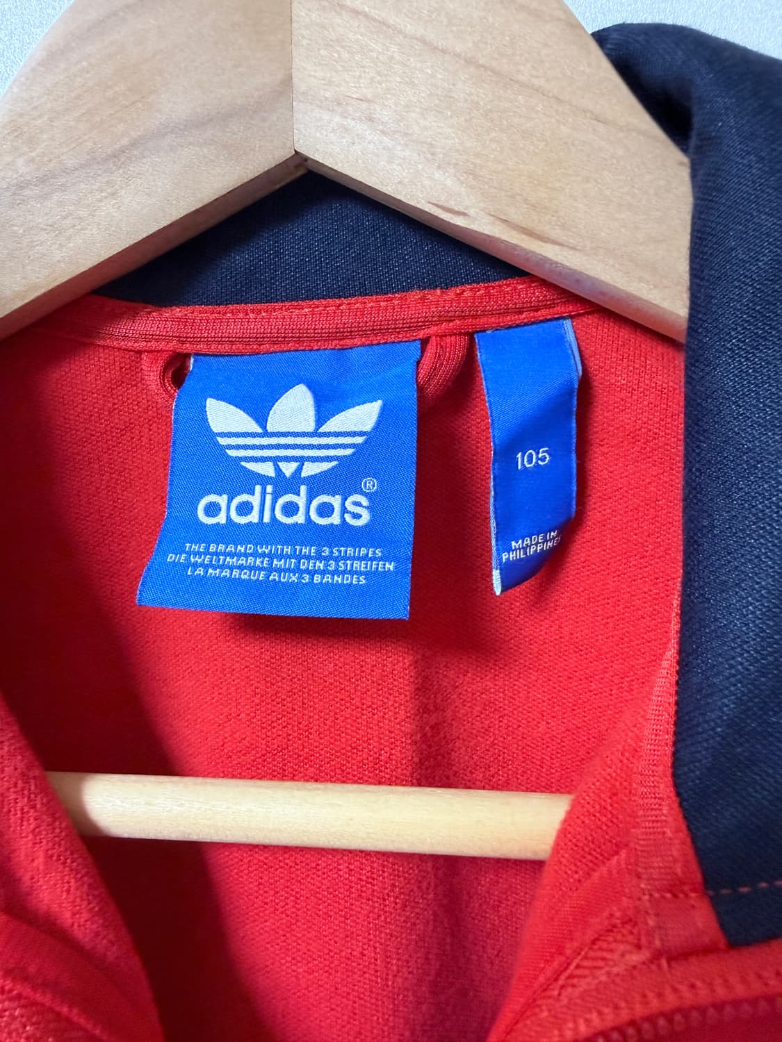 아디다스(adidas) 스페인 트랙탑 집업 져지 레드 100-105 상품이미지4