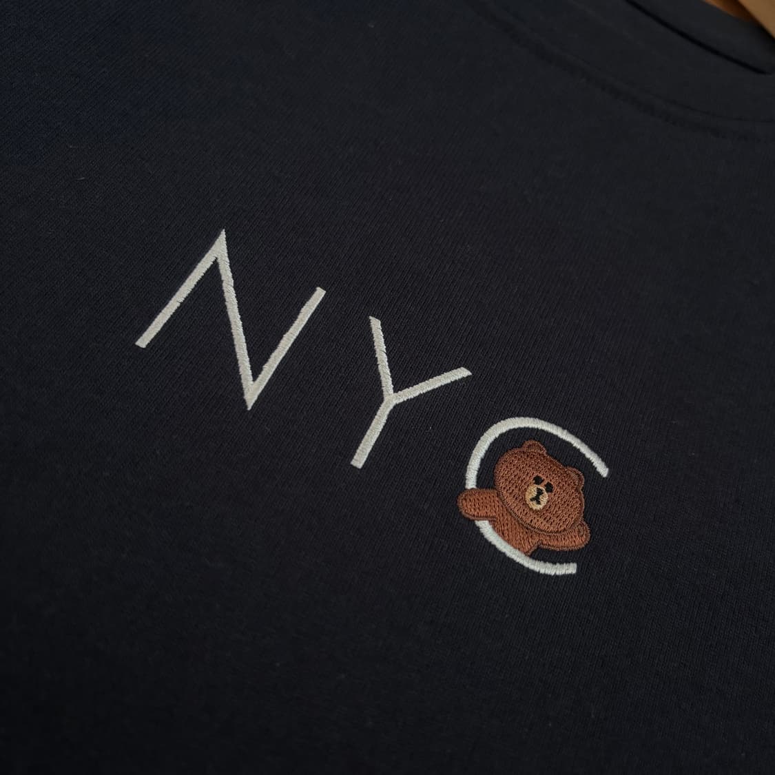 뉴에라 NYC 티셔츠 네이비 M 95 반팔 MLB 뉴욕 상품이미지3