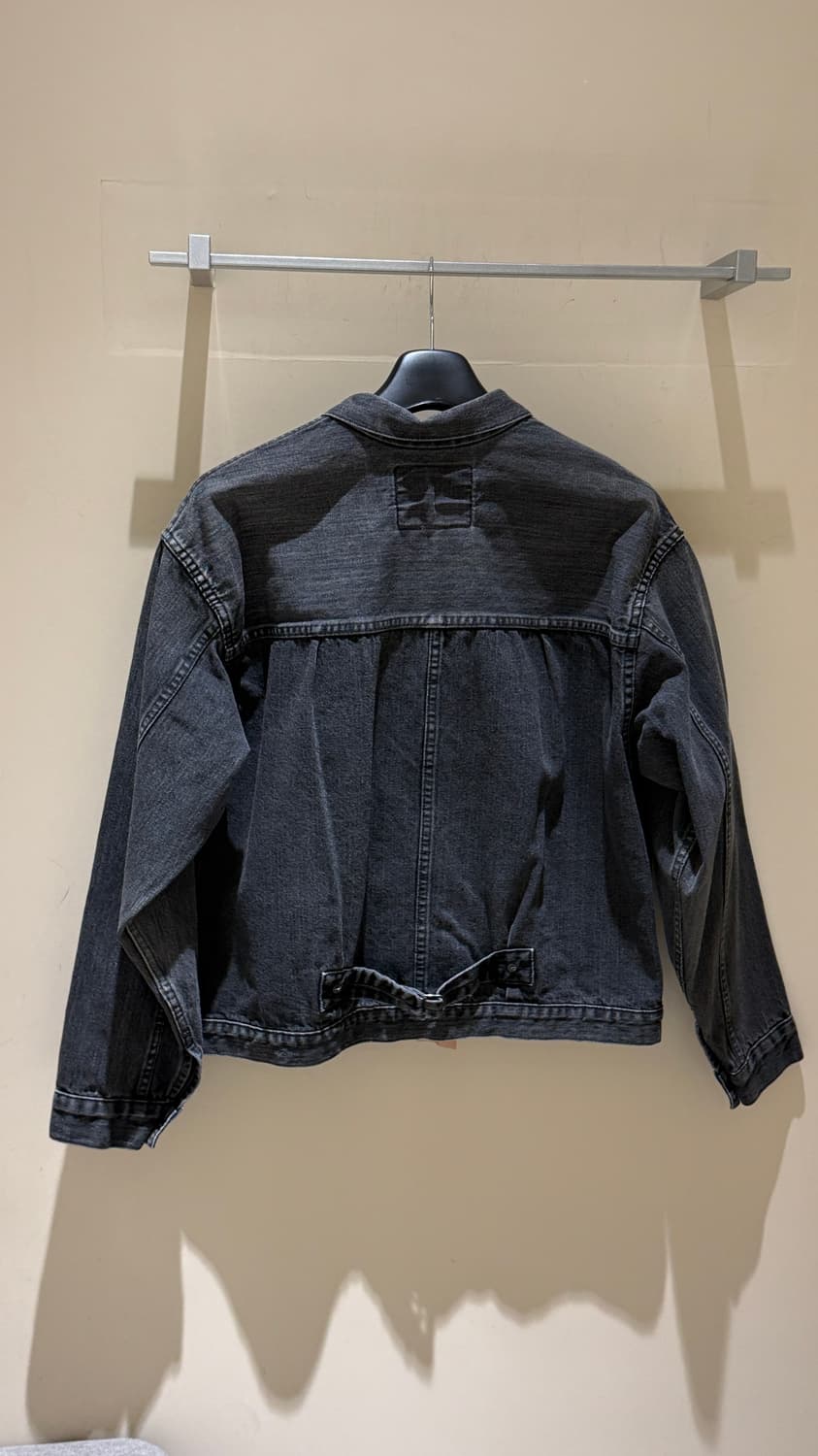 오어슬로우 타잎1 데님 자켓 블랙 상품이미지3