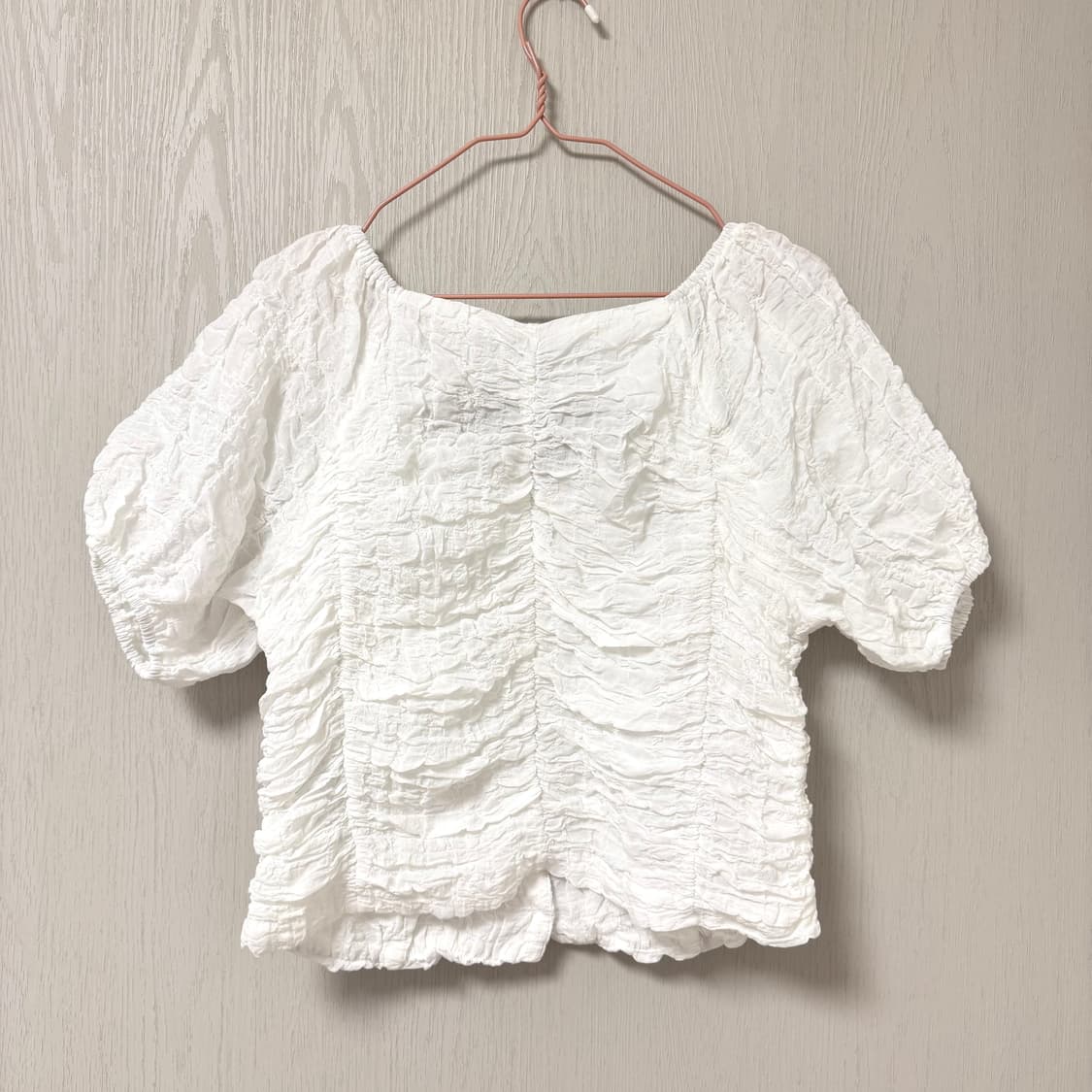 게스 크링클 크롭 블라우스 상품이미지3