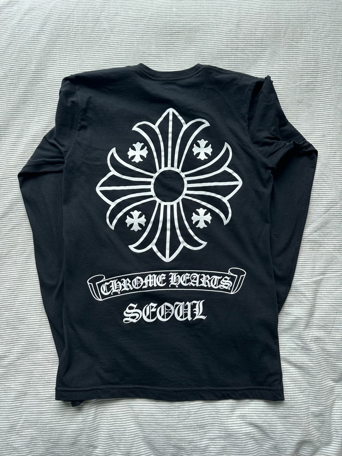 크롬하츠 롱슬리브 긴팔티 서울 한정판 S 상품이미지3