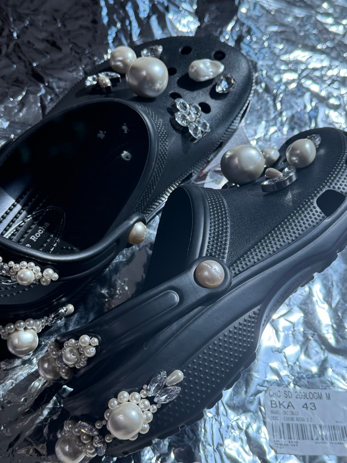 크록스 x 시몬 로샤 클래식 클로그 블랙 상품이미지6