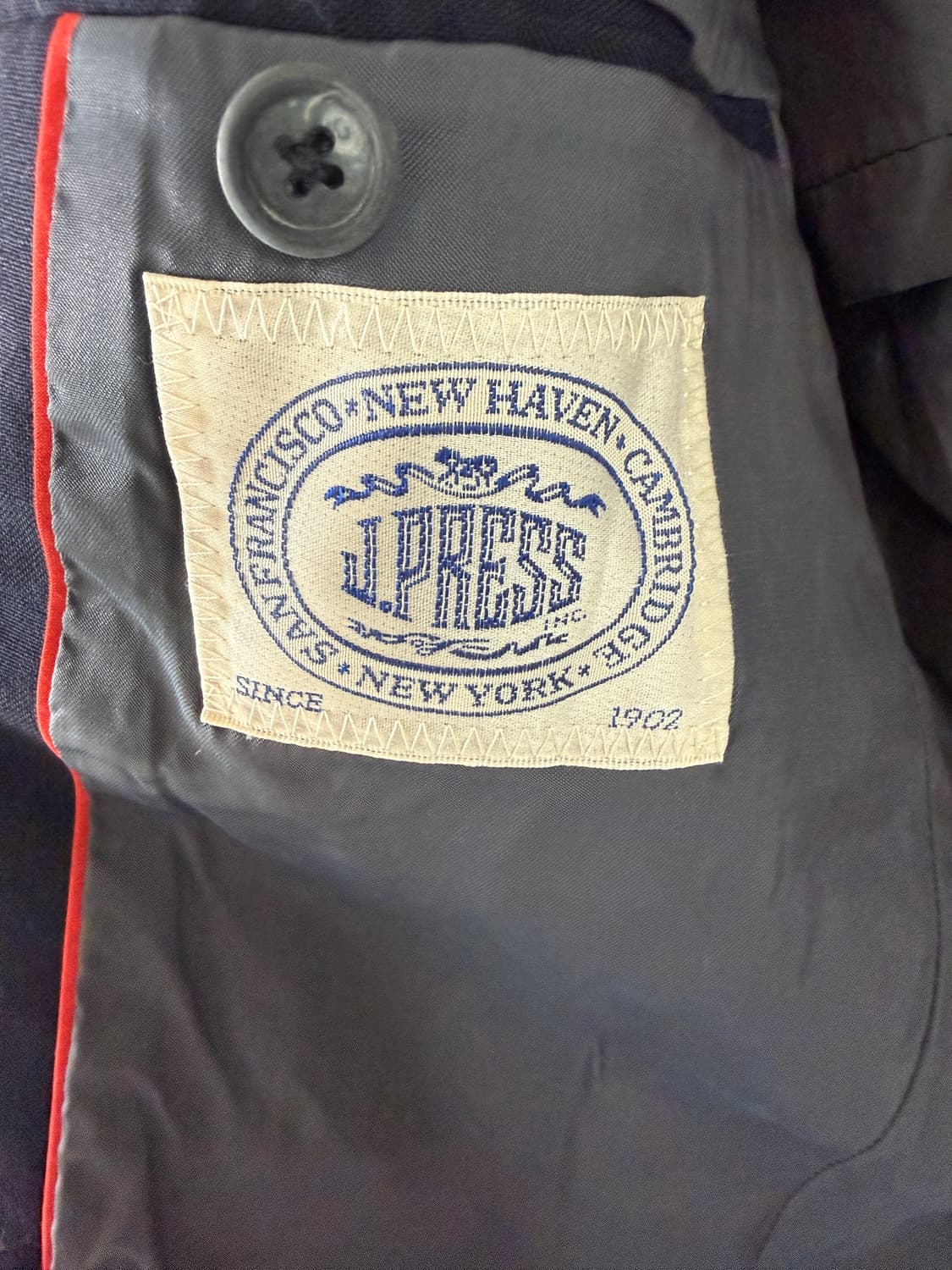 J press 제이프레스 금장 버튼 블레이저 자켓 상품이미지5