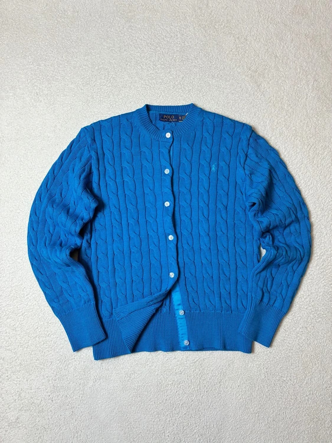 폴로 랄프로렌 신형 큐알 꽈배기 니트 가디건 PN6503 상품이미지1