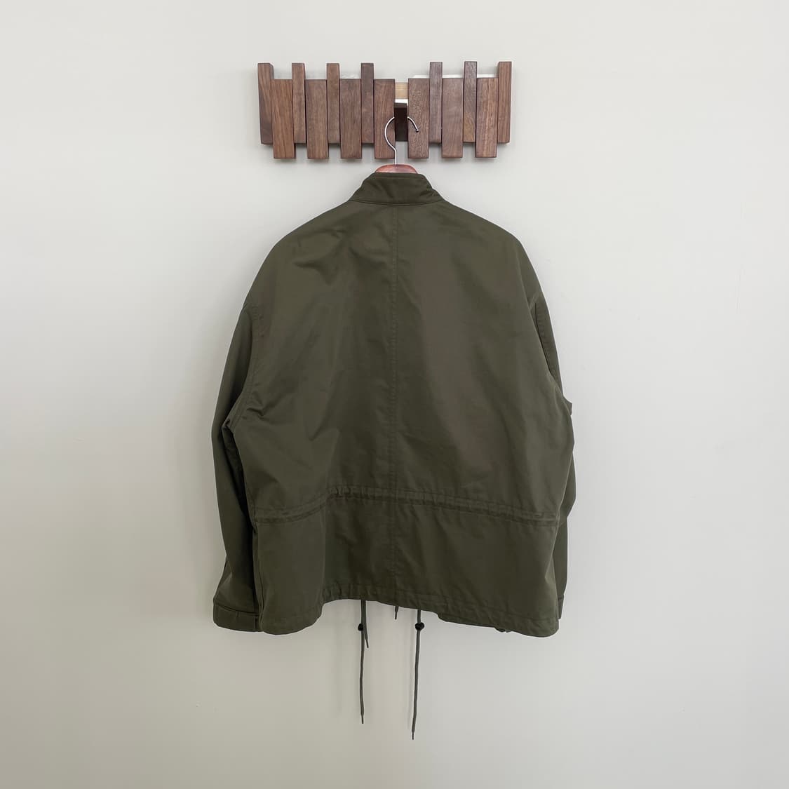 아페쎄 L,110 밀리터리 카키 필드 자켓 숏 파카 상품이미지3