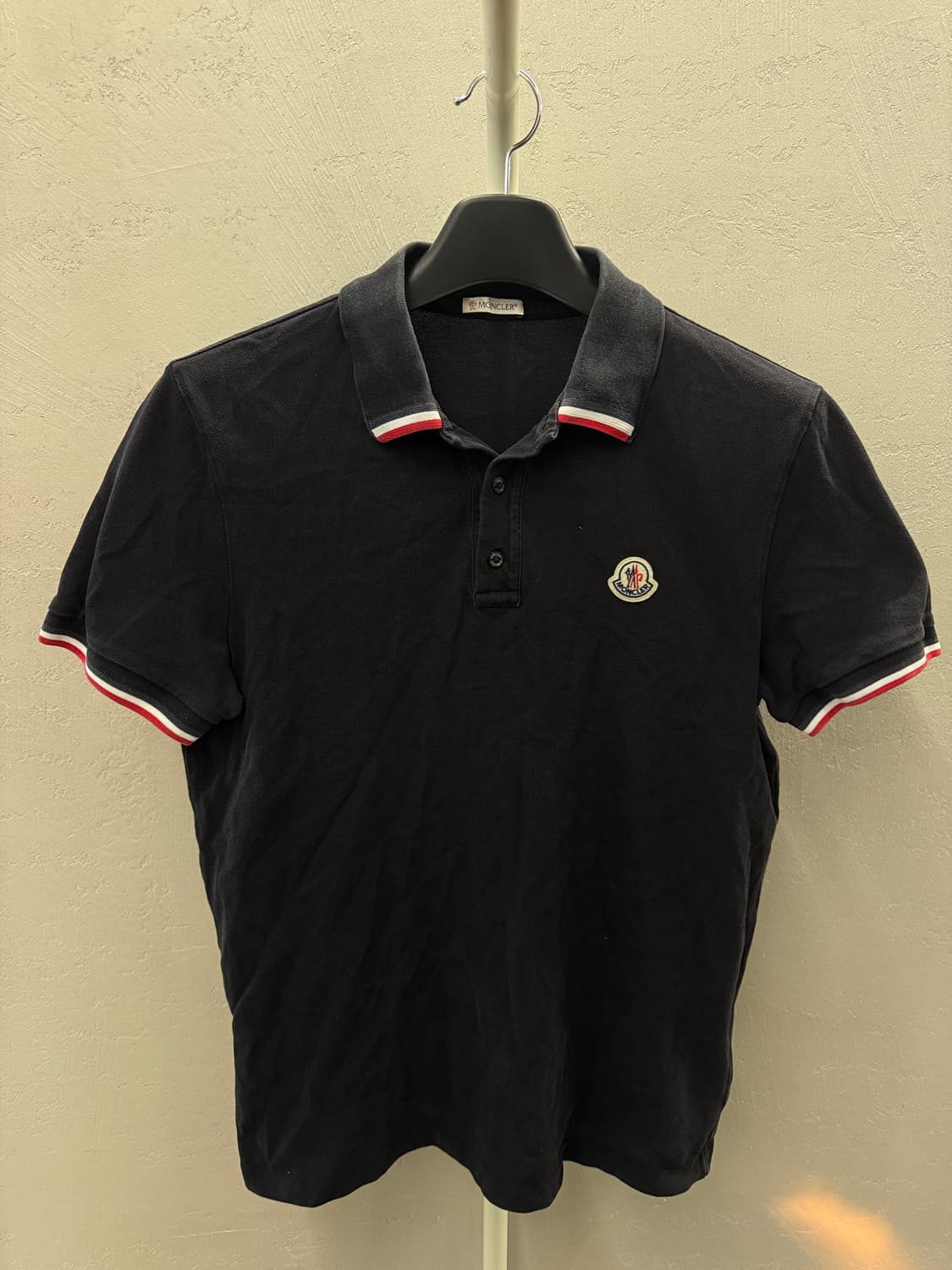 몽클레어 정품 로고 폴로 셔츠 블랙 L 상품이미지2