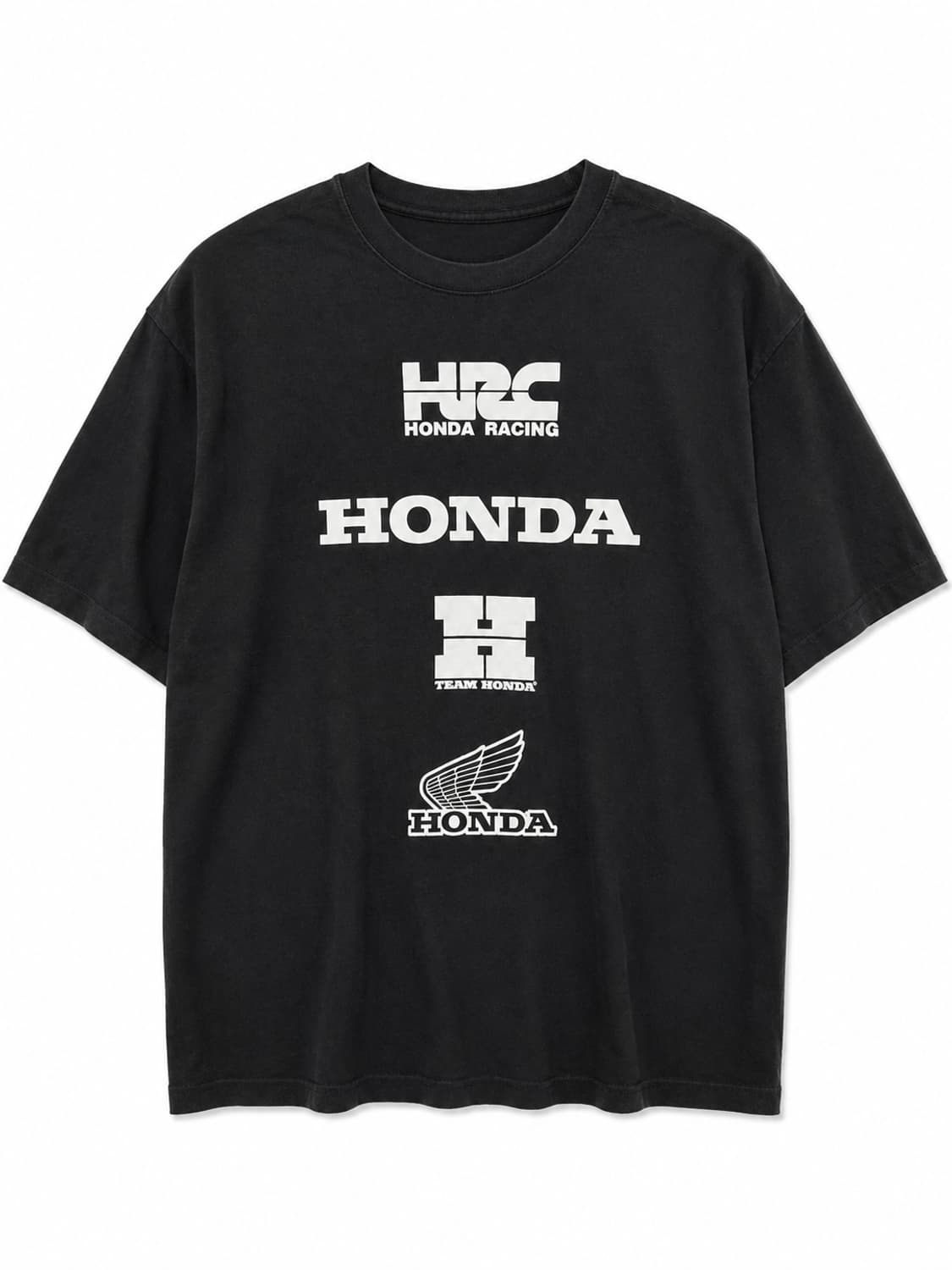 혼다 HRC 레이싱 반팔티 블랙 S 상품이미지1