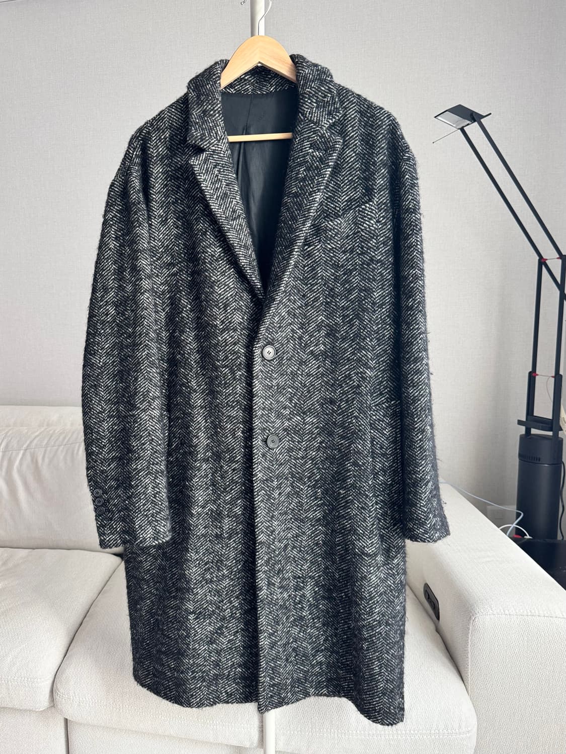 Ami Oversized Wool Herringbone Coat 아미코트 상품이미지3