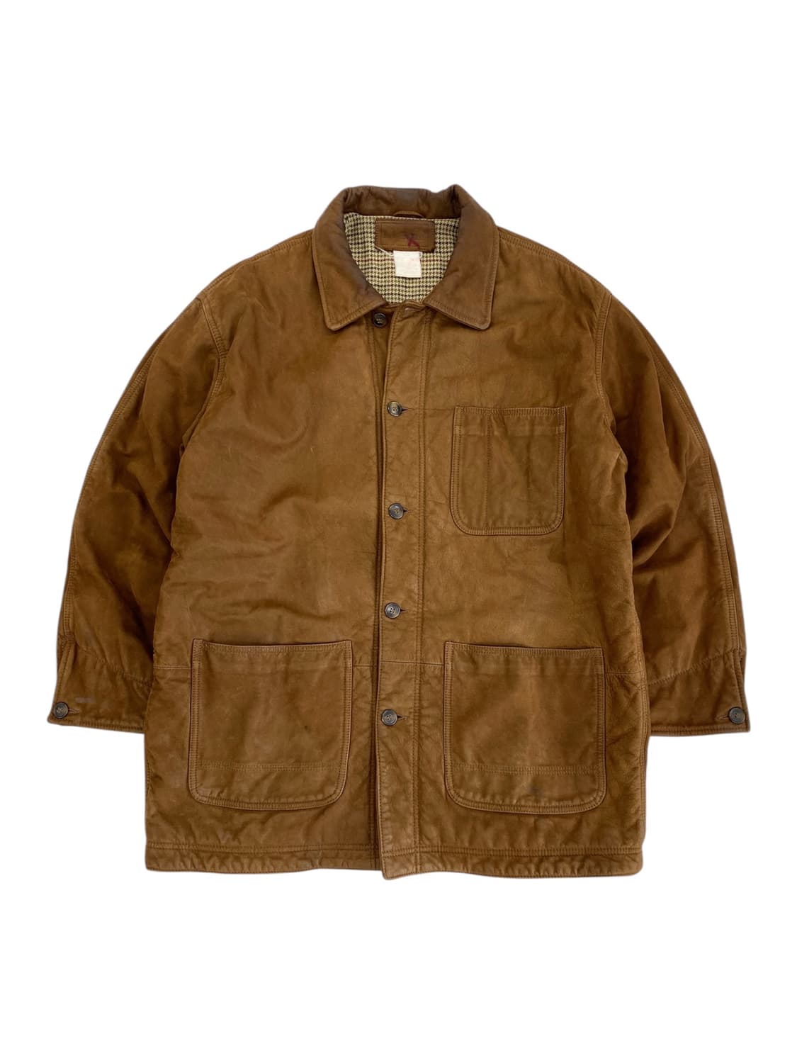 90‘s 엘엘빈 소가죽 초어 자켓 상품이미지1