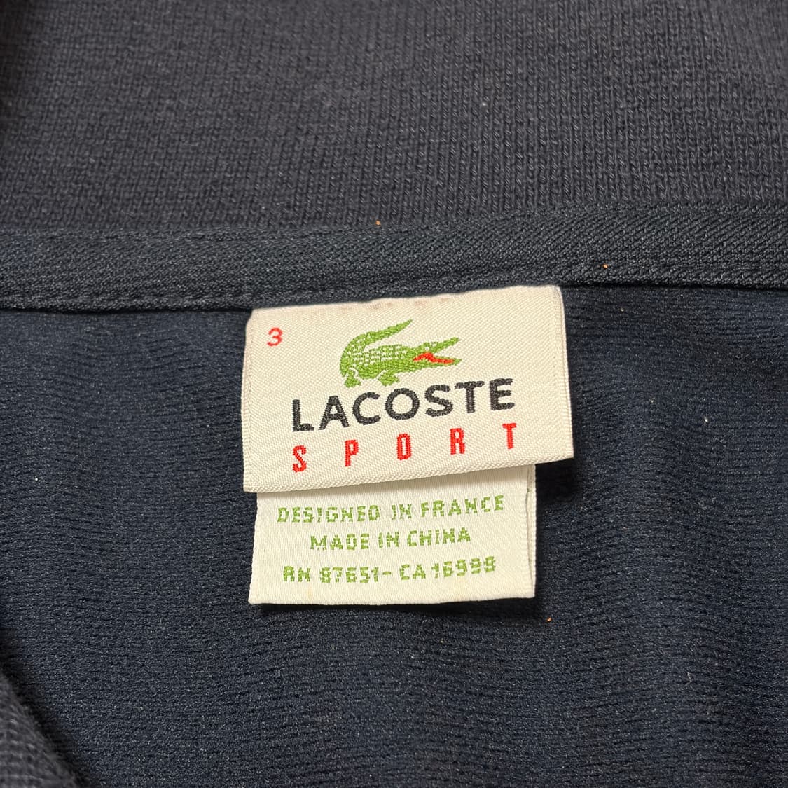 라코스테 올드스쿨 백 빅로고 트랙탑 져지 상품이미지4