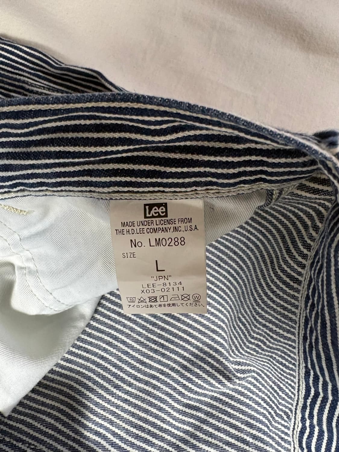 Lee 리 페인터 팬츠 블루 L 상품이미지4