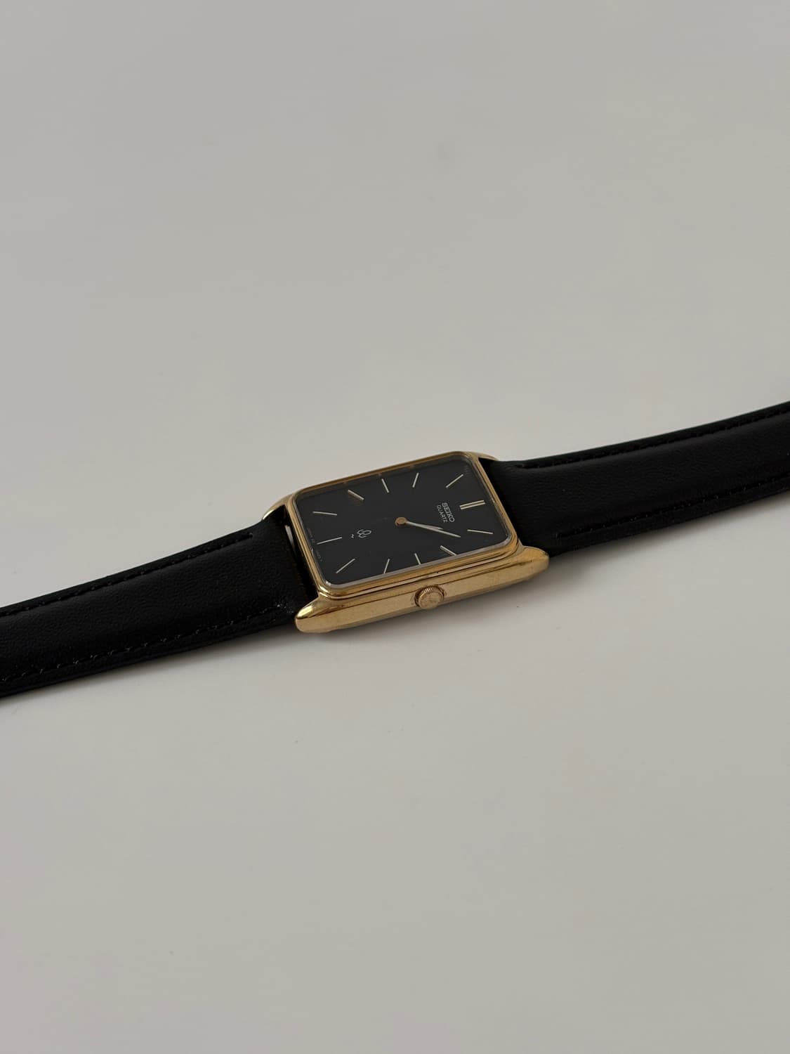 1970s Stripe Dark Navy Dial Tank Quartz 상품이미지5