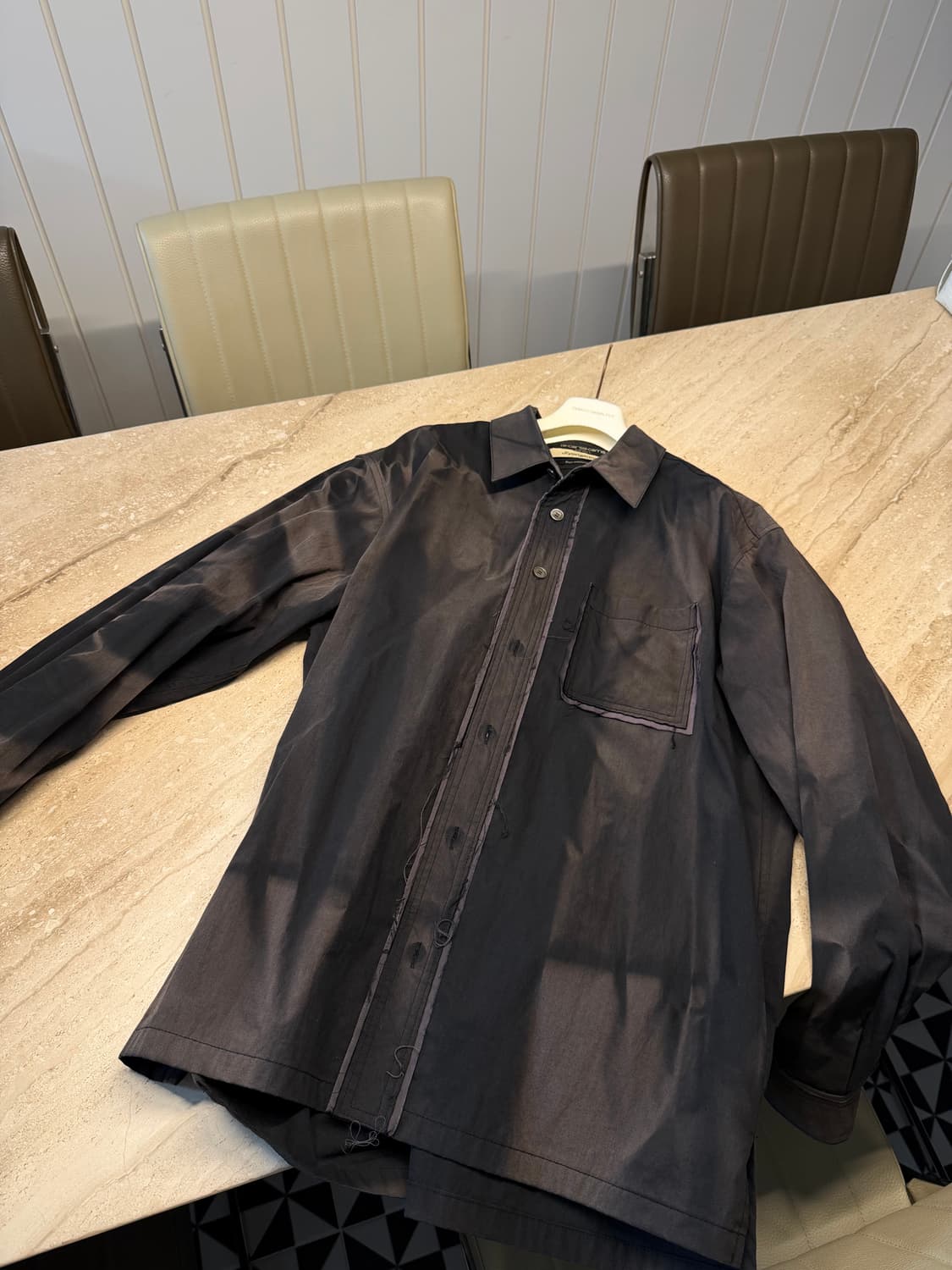 지용킴 Jiyong Kim 선블리치드 셔츠 상품이미지7