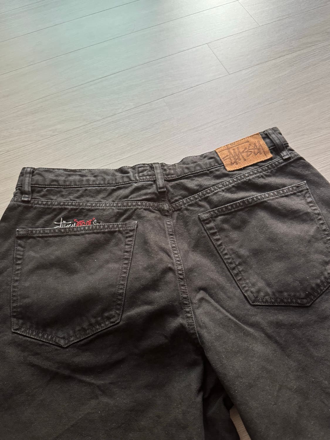 스투시 빅올진 워시드 캔버스 블랙 상품이미지6