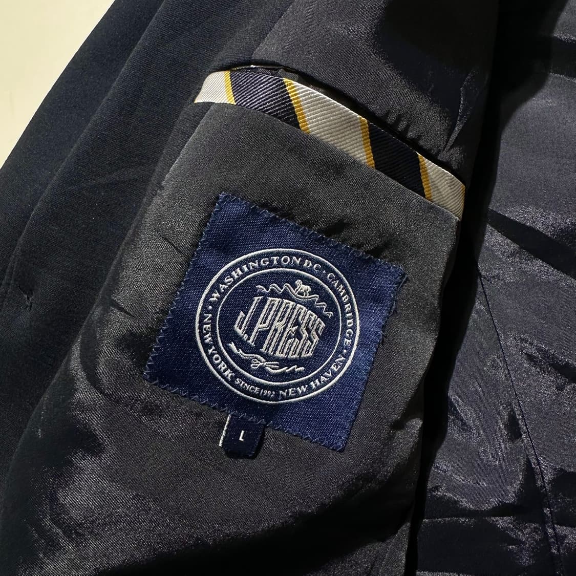 제이프레스 은장버튼 싱글 2B 블레이저 자켓 네이비 상품이미지8