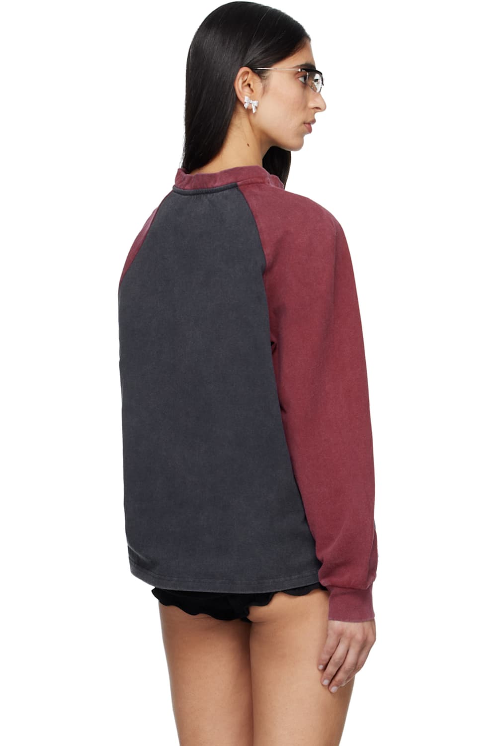 [6,8,10]슈슈통 26ss 나그랑 롱 슬리브리스 탑/차콜 상품이미지3