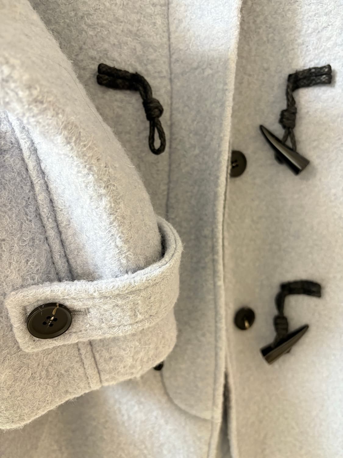 에트몽 울 더플 하프 코트 (sky blue) 상품이미지7