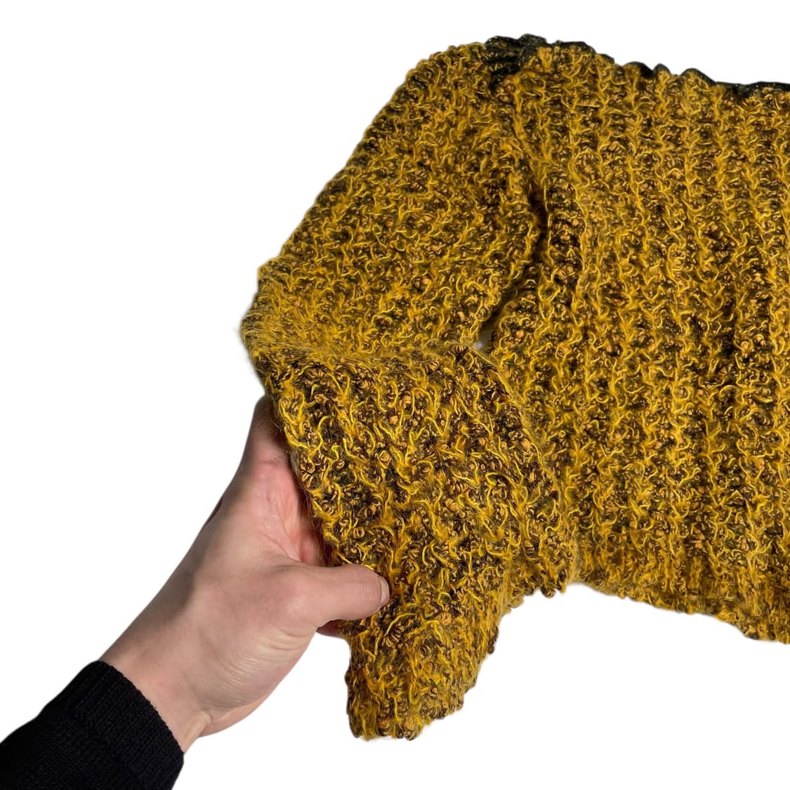 Antoine 모헤어 블렌드 엘로우 니트(france made) 상품이미지4