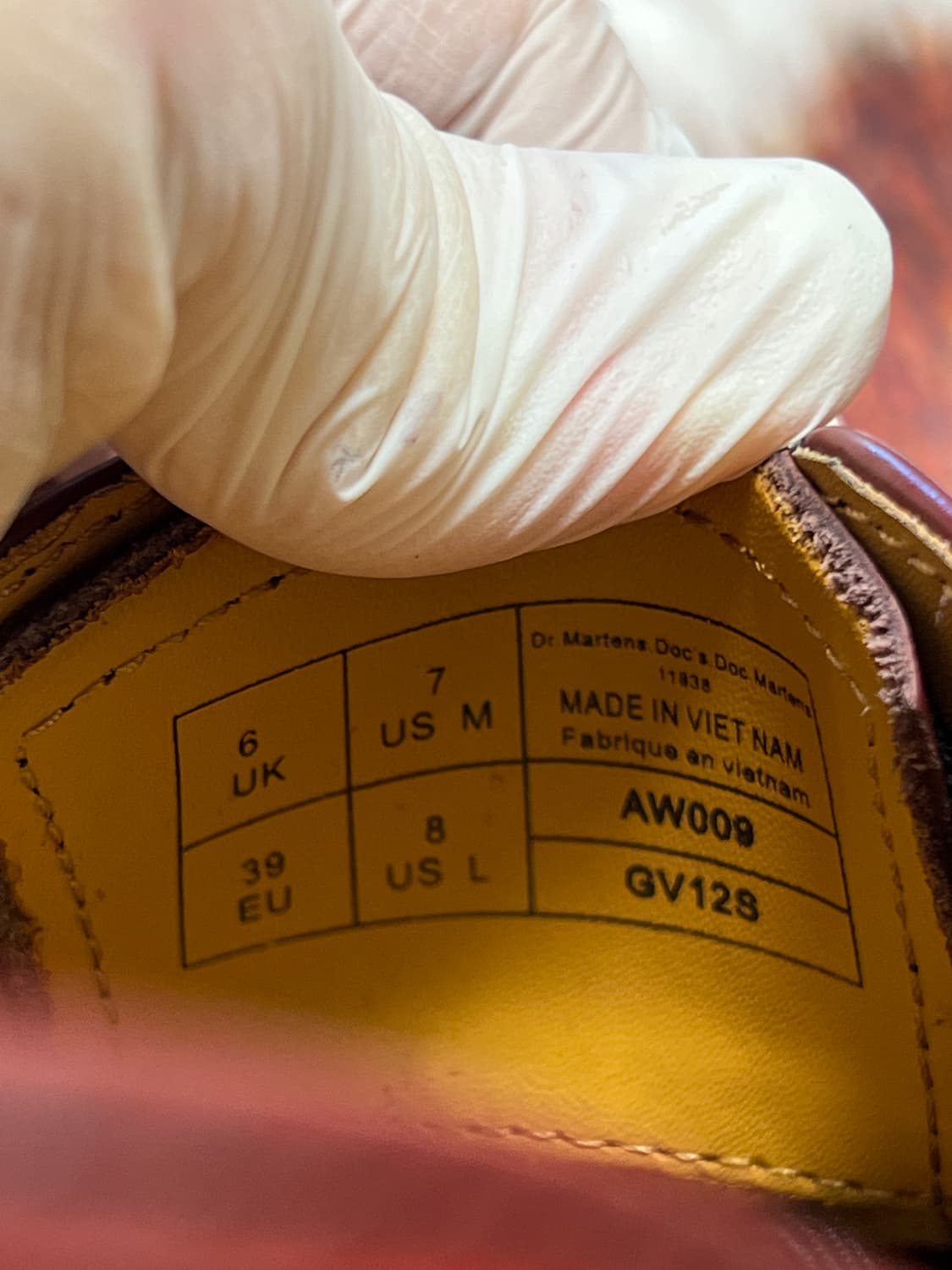 [250] 닥터마틴 1461 3홀 로퍼 스무스 체리레드 상품이미지6