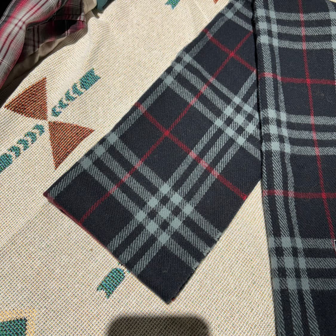 버버리 빈티지 채크패턴 머플러 상품이미지4