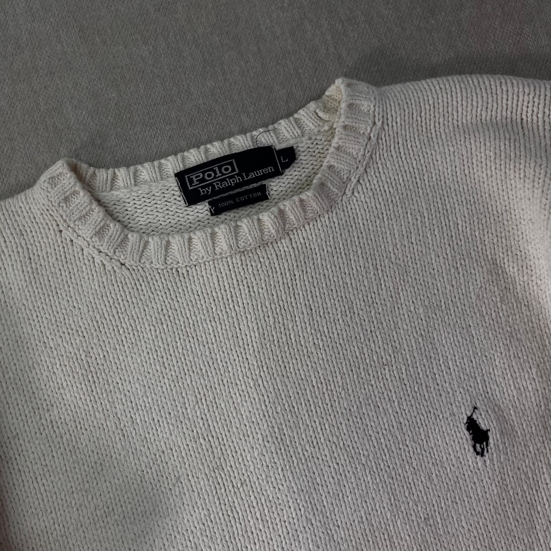100 폴로 랄프로렌 코튼 니트 상품이미지2