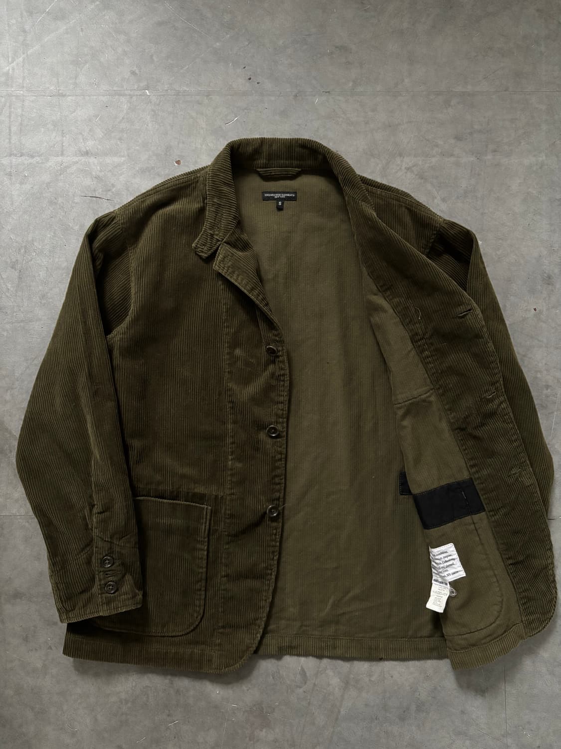 ENGINEERED GARMENTS 엔지니어드 가먼츠 올리브 로이터 골덴 상품이미지5
