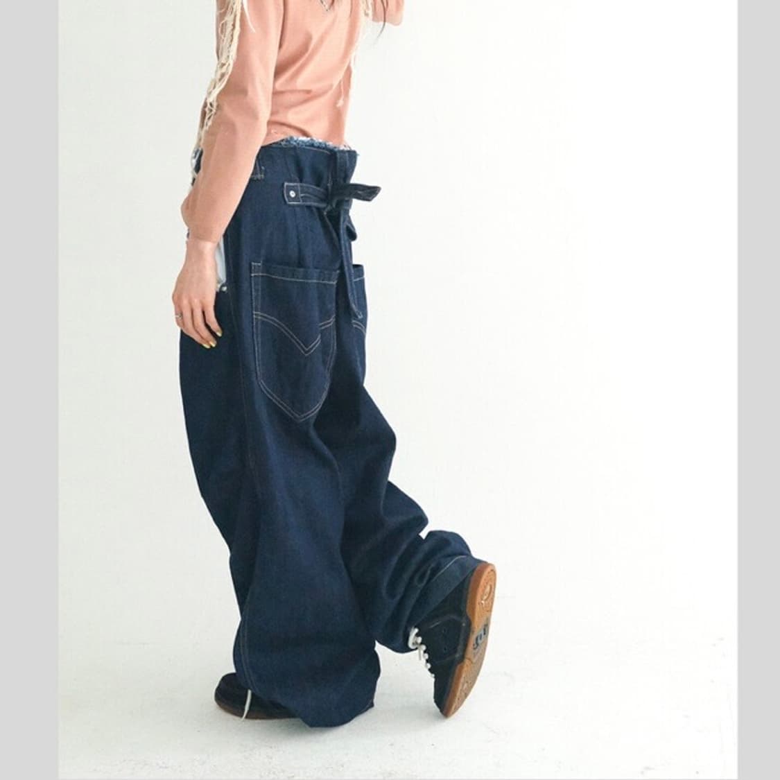샵페어리 cut-off denim maxi pants 상품이미지4