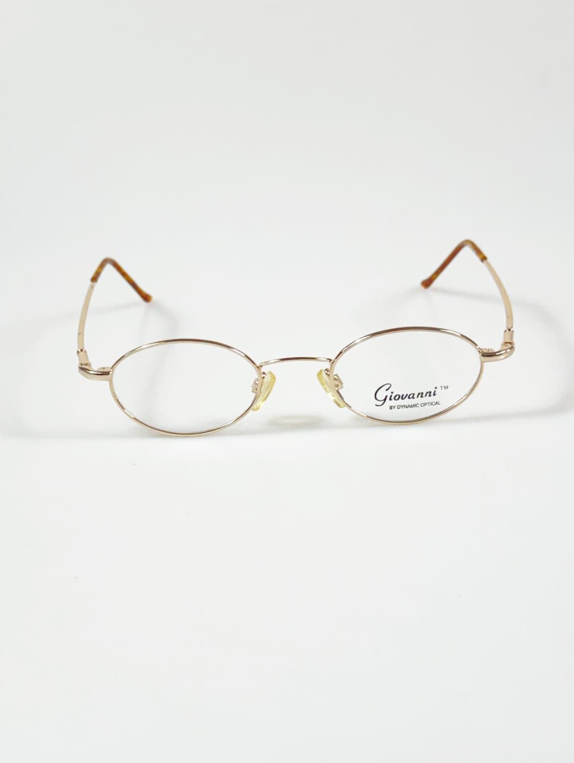 90s GIOVANNI 골드 슬림 오벌 메탈 빈티지 안경 상품이미지2