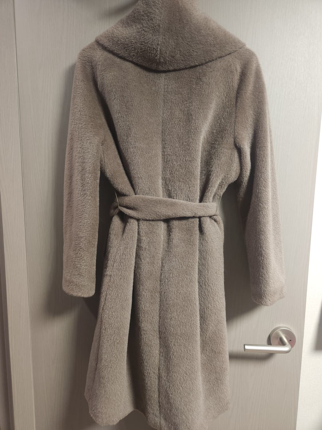 지고트 벨티드 알파카 코트, 85-88-155 상품이미지3