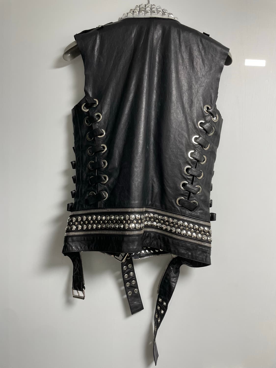 발망 2011ss 레더베스트 상품이미지5