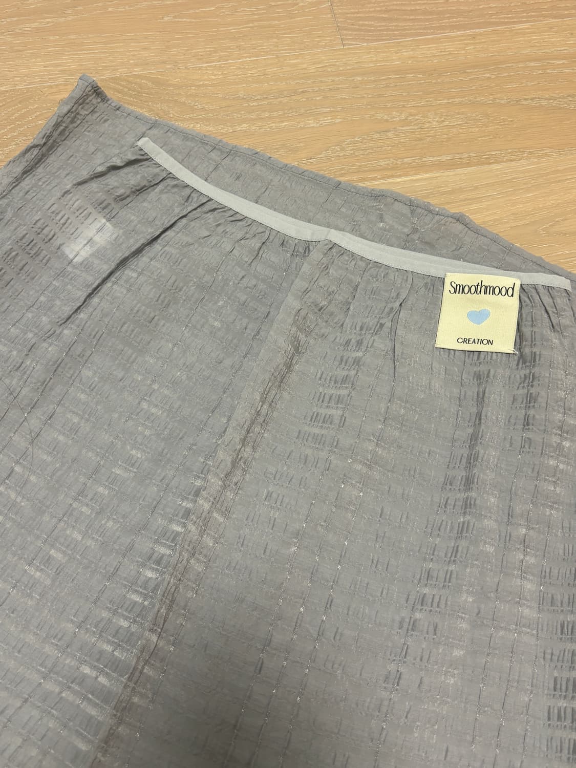 스무스무드 스커트 nap sheer skirt 상품이미지2