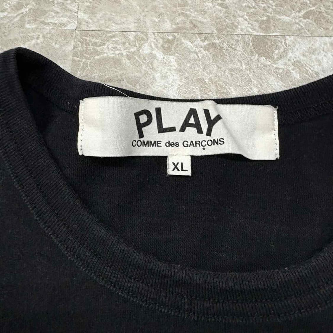 꼼데가르송 골드와펜 블랙 반팔 티셔츠(XL) 상품이미지5
