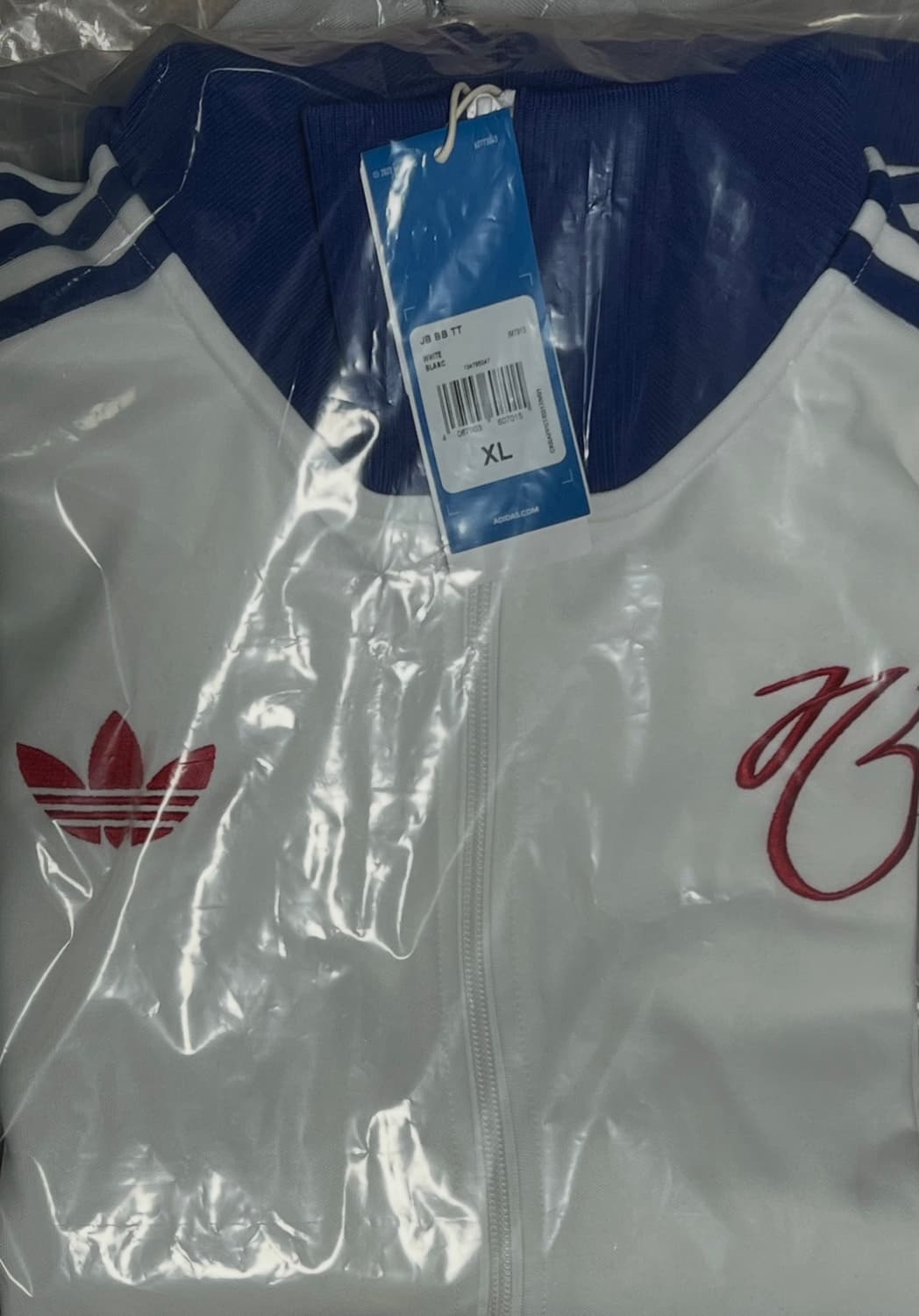 [새상품] XL) 아디다스 주드 벨링엄 스포츠 자켓 화이트 져지 상품이미지4