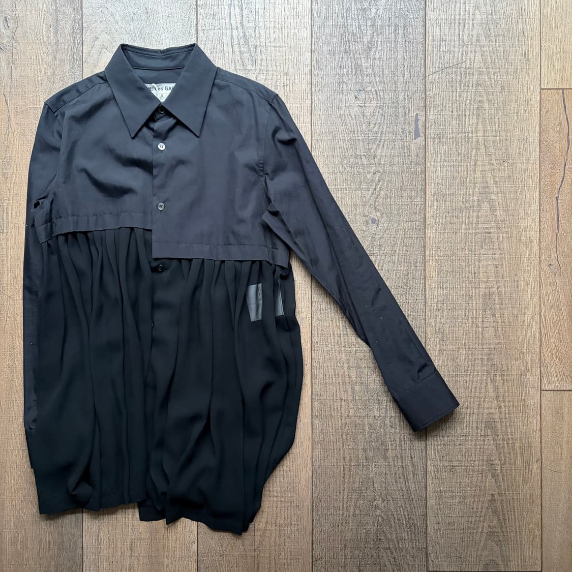 Sheer Asymmetry Docking Blouse 상품이미지6