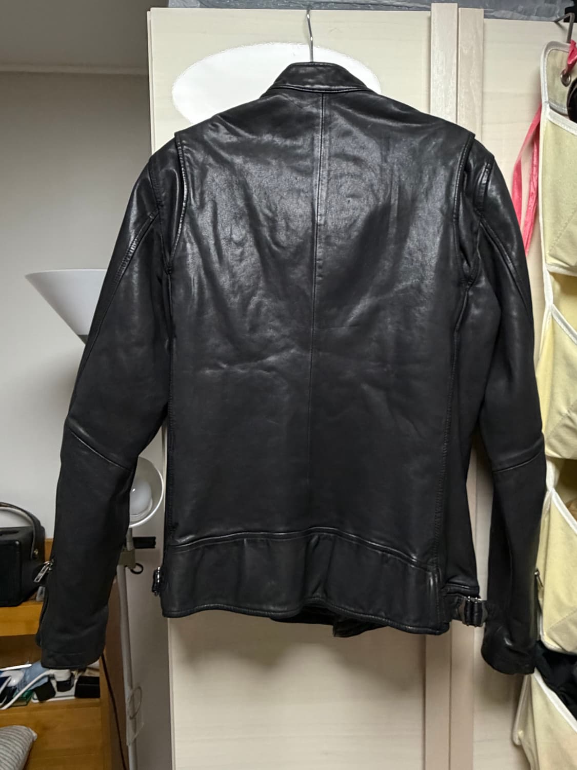 Beams 램스킨 레더자켓 릭오웬스 맛 상품이미지2