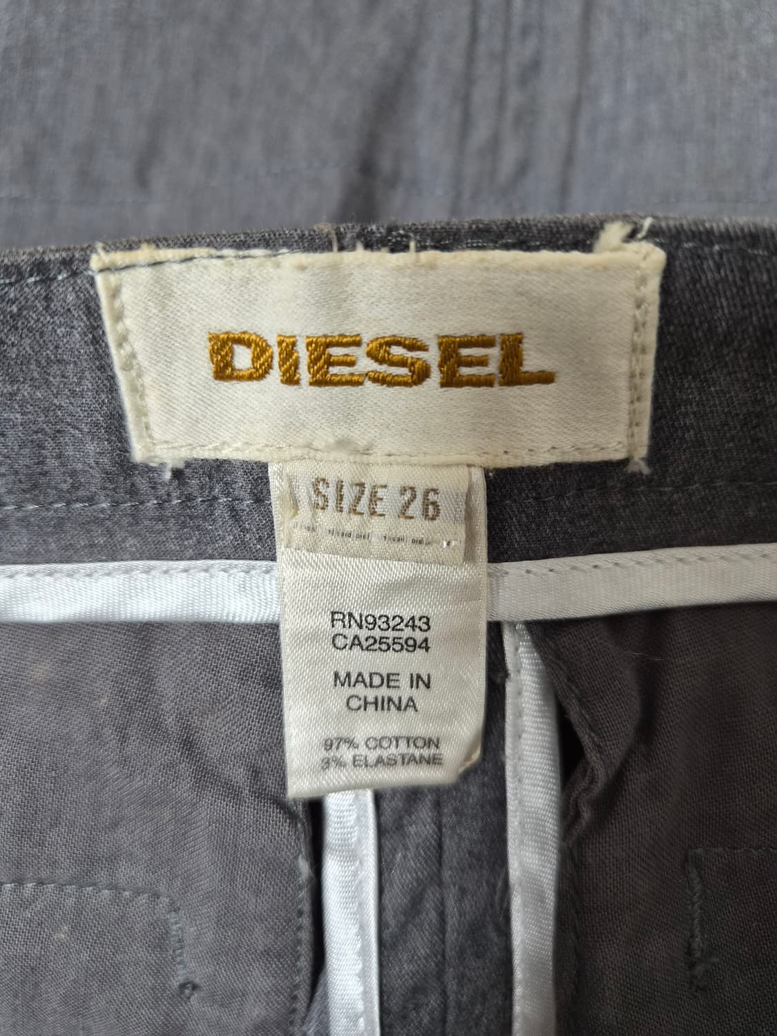 디젤Diesel Y2K 코튼 숏 스커트 26사이즈 P-145 상품이미지4