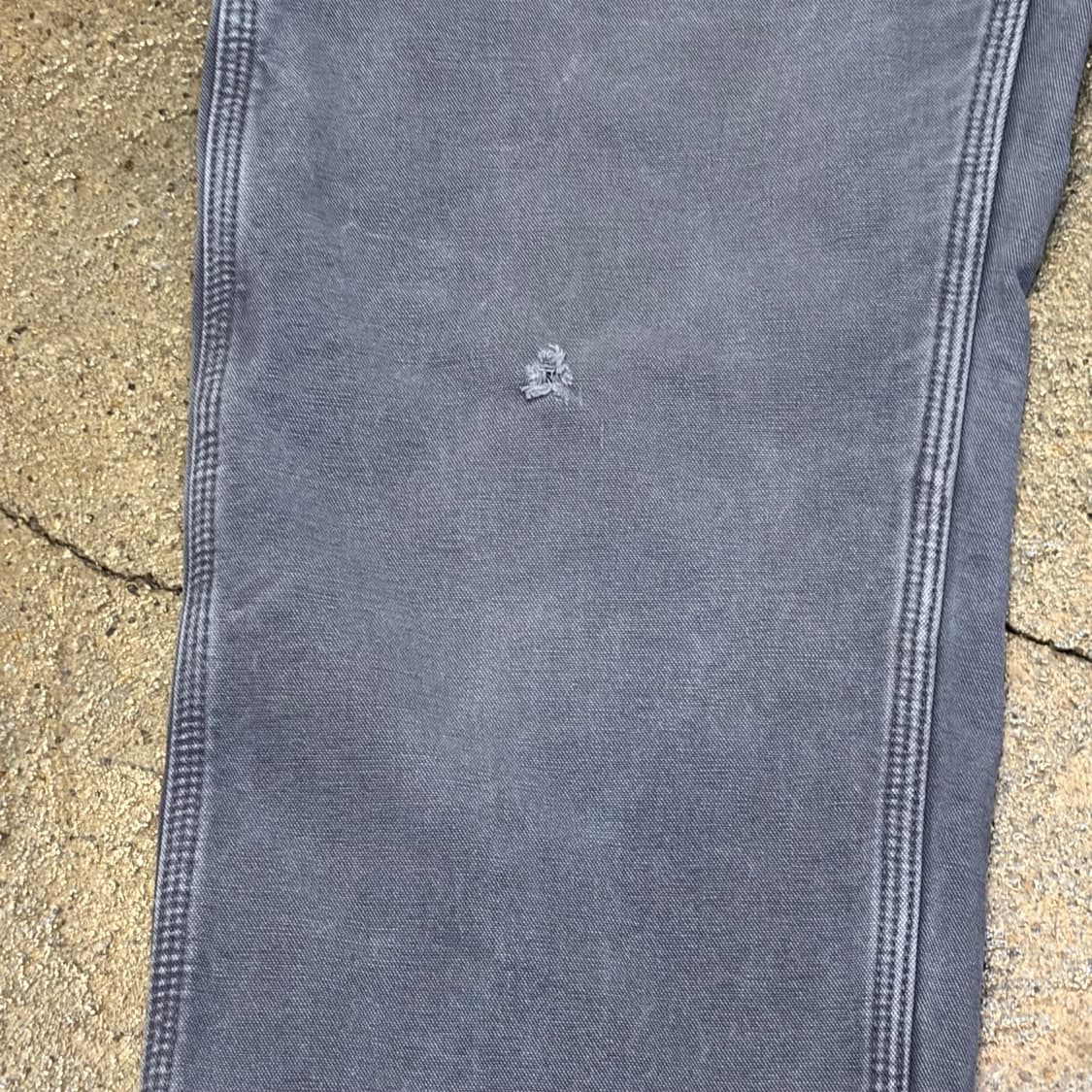 00s USA 빈티지 칼하트 샌드스톤 싱글니 2중안감 워크팬츠 상품이미지3