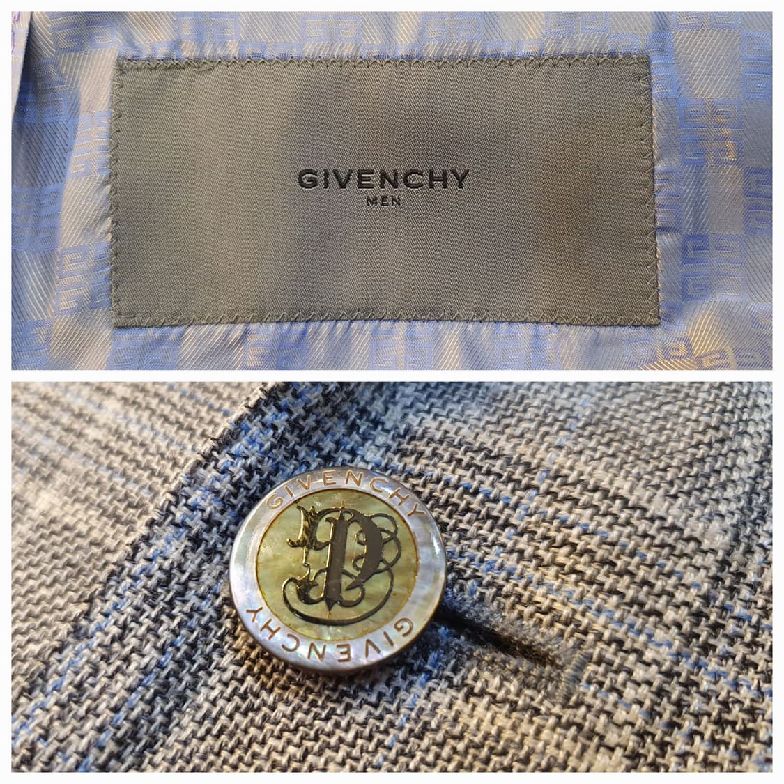 100.지방시 체크 블레이저 상품이미지7